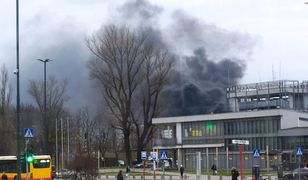 Ogromny pożar w Warszawie. Widać kłęby dymu