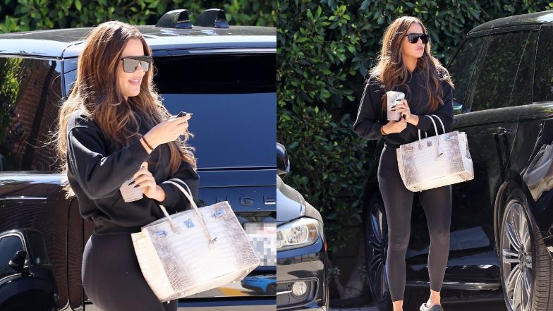 Khloe Kardashian is out in the city with a handbag worth over a million zlotys.