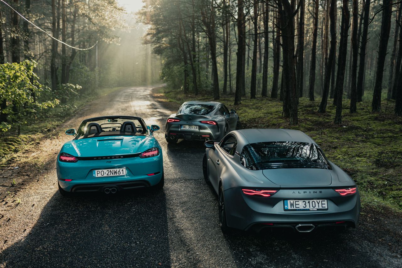 Toyota Supra, Alpine A110 i Porsche 718 Boxster. Zapowiedź filmu na kanale AutoCentrum