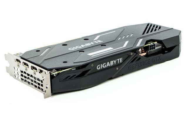 Gigabyte GeForce GTX 1650 Gaming OC 4G - backplate