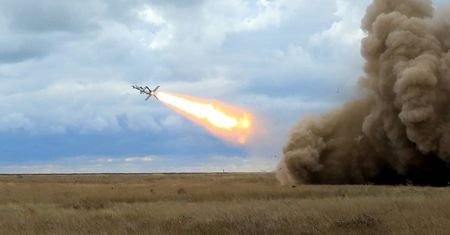 System S-125 Neva w akcji pod Odessą. Może pochodzić z Polski