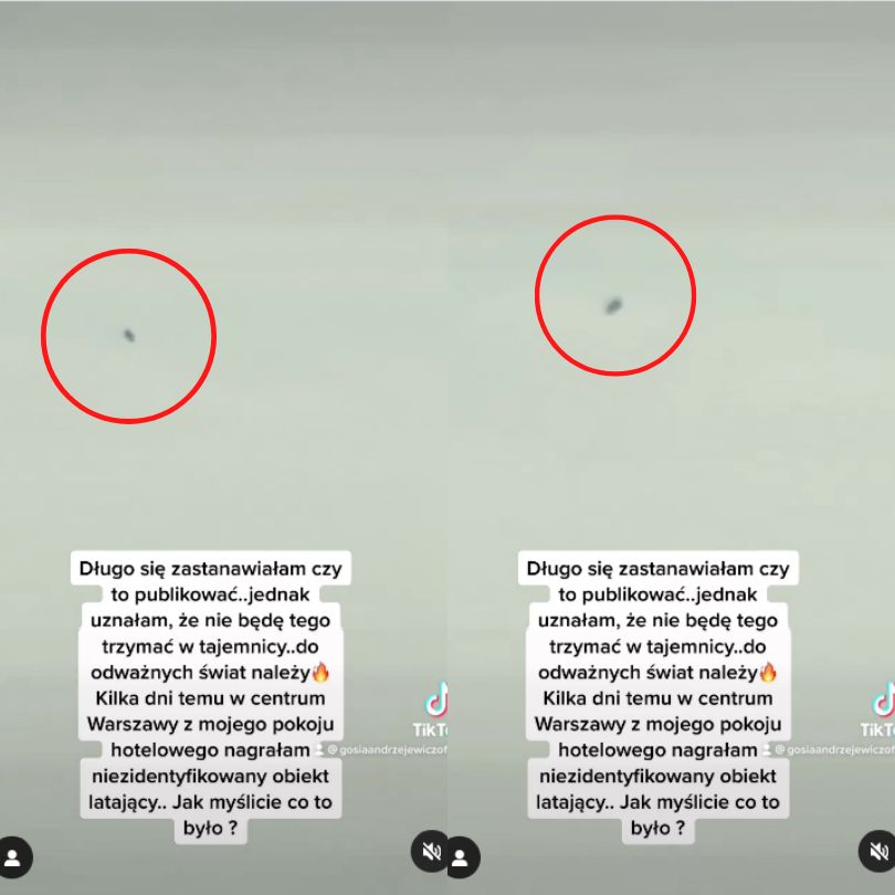 Gosia Andrzejewicz widziała UFO w Warszawie?