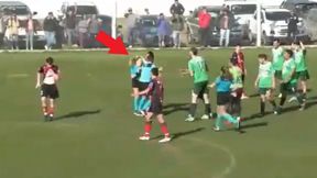 Piłkarz brutalnie uderzył sędzię. Jest nagranie