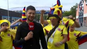 Mundial 2018. Święto w Rosji. Nadajemy z Moskwy, a tu nagle pojawili się kolumbijscy kibice