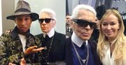 Pharrell Williams pozuje z Karlem Lagerfeldem!