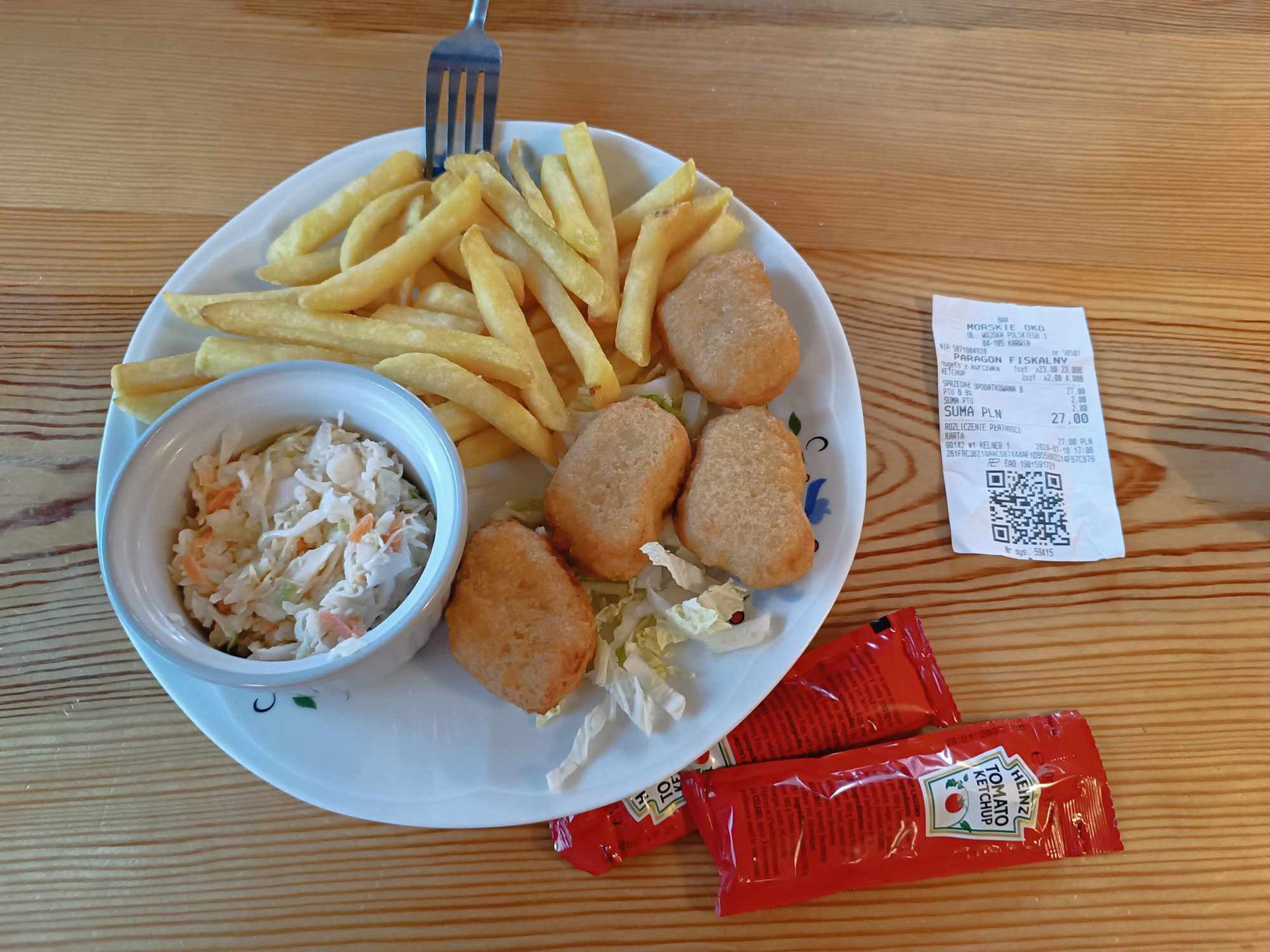 Nuggetsy z frytkami