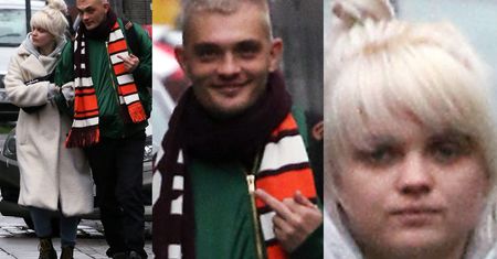 Chłopak Margaret pokazuje "faka" fotoreporterowi (ZDJĘCIA)