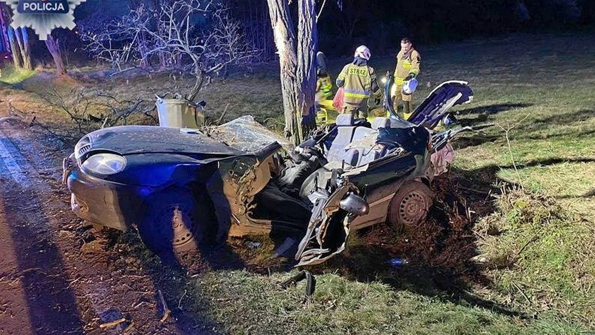 Śmiertelny wypadek z udziałem Daewoo w woj. dolnośląskim