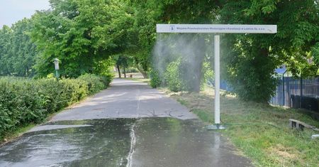 Trochę wody dla ochłody. W przestrzeni miasta pojawiły się już pierwsze kurtyny wodne