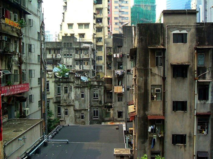 Hongkong - podniebne slumsy
