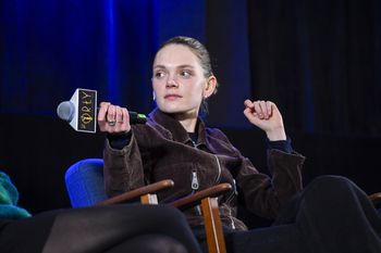 Sandra Drzymalska na Orłach. Postawiła na subtelną elegancję