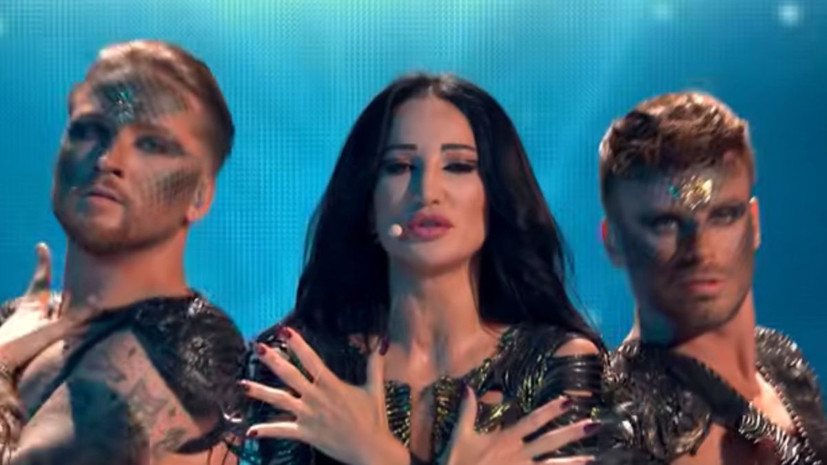 Justyna Steczkowska podczas występu na Eurowizji 2025