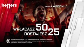 Wpłać 50 zł, graj za 75 zł z okazji Ligi Mistrzów w BETTERS