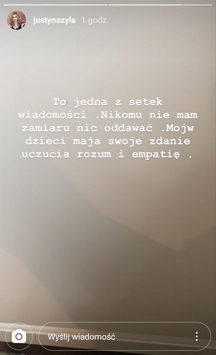 Justyna Żyła dostaje wiadomości po pamiętnym oświadczeniu