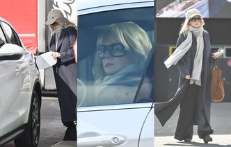 Grażyna Torbicka pędzi do banku, po czym tankuje za TRZY STÓWKI swoją furę, wartą ĆWIERĆ BAŃKI (ZDJĘCIA)