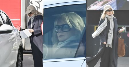 Grażyna Torbicka pędzi do banku, po czym tankuje za TRZY STÓWKI swoją furę, wartą ĆWIERĆ BAŃKI (ZDJĘCIA)