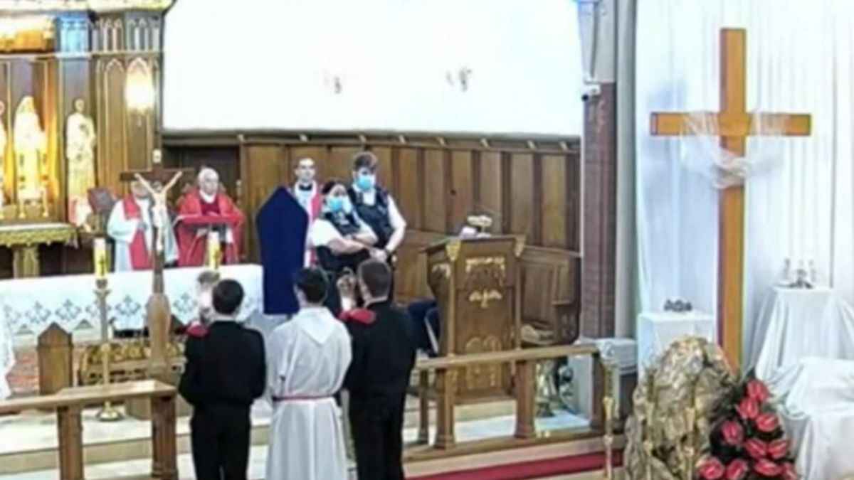 W polskim kościele interweniowała brytyjska policja