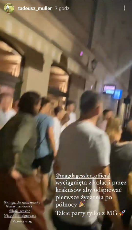 Mieszkańcy Krakowa uczcili urodziny Magdy Gessler