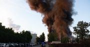 Duży pożar w Płocku. Słup dymu nad miastem