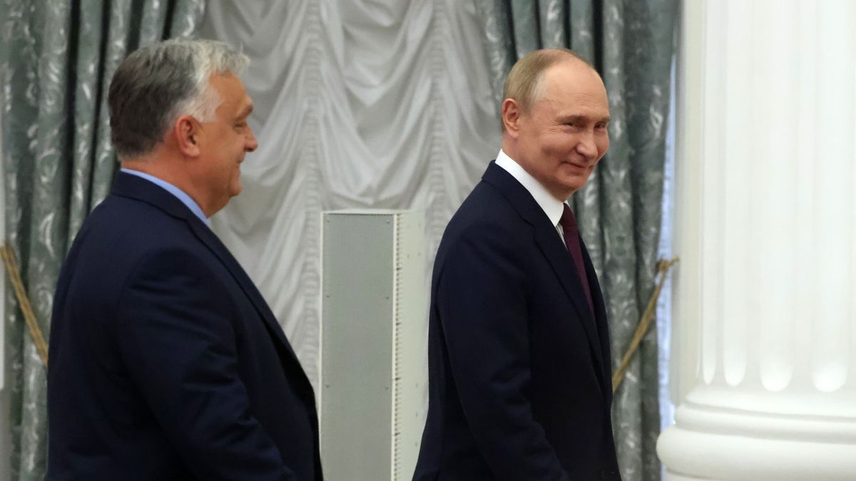 Władimir Putin oraz Viktor Orban