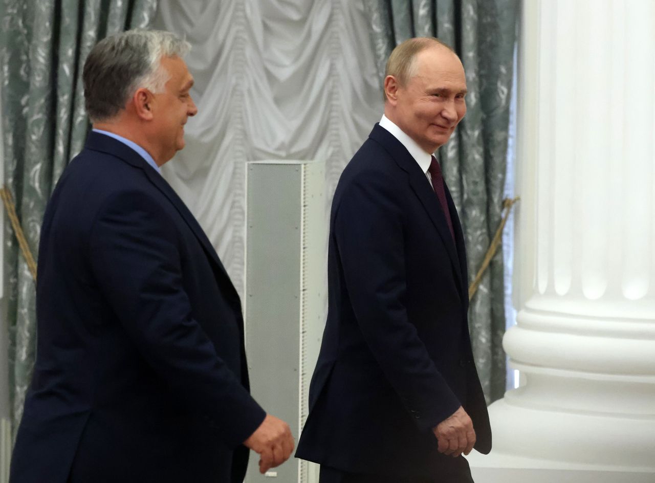 Vladimir Putin and Viktor Orban