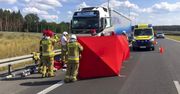 Śmierć za kierownicą na S-3 pod Biedrzychową. Tir nagle zjechał z drogi