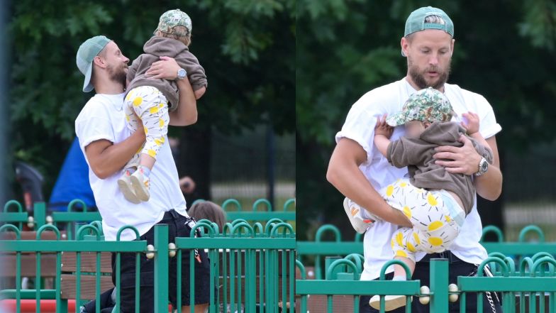 Sebastian Fabijański zajmuje się synem