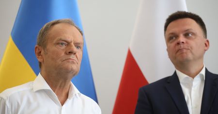 Hołownia ogłosił kandydaturę. Tusk zareagował