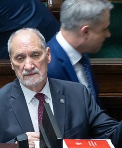 Macierewicz wyprowadzony z równowagi. "Niech pan zapyta o Tuska"