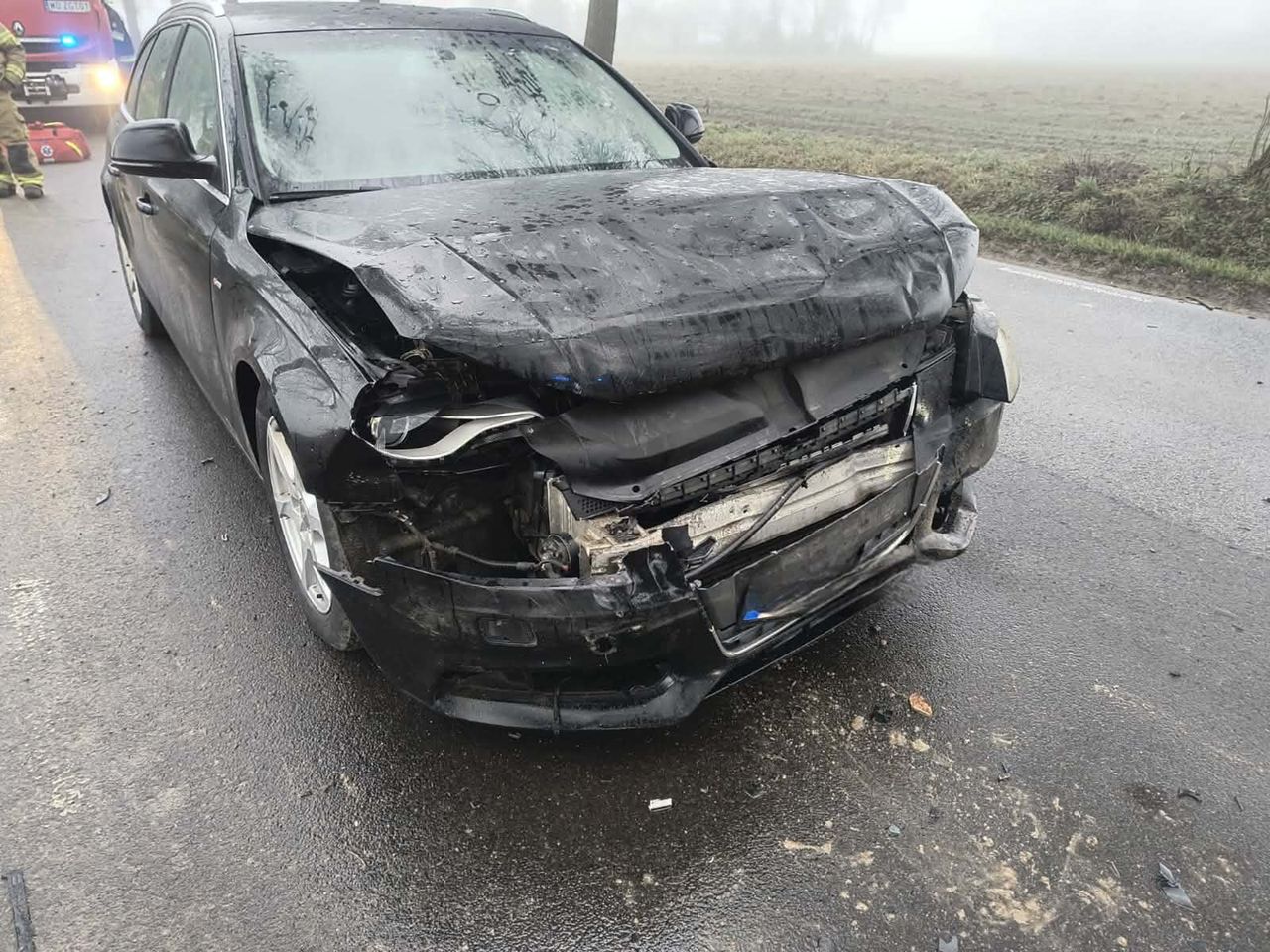 Zderzenie trzech pojazdów w Sękowie!