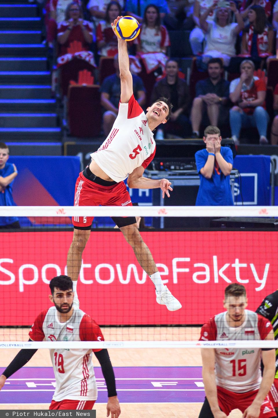 Łukasz Kaczmarek w finałowym meczu Ligii Narodów