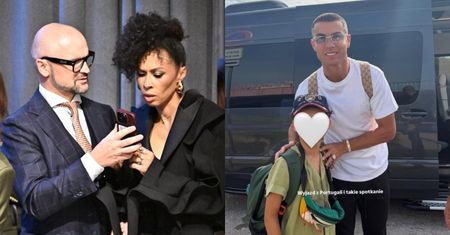 8-letni syn Omeny Mensah i Rafała Brzoski chwali się, że poznał Cristiano Ronaldo: "Wyjazd z Portugalii i TAKIE SPOTKANIE" (FOTO)