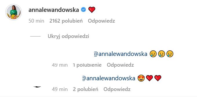 Anna Lewandowska dodała otuchy mężowi