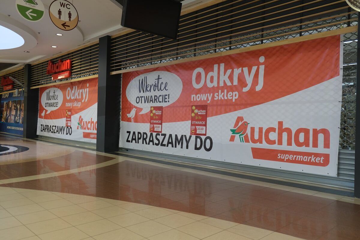 Auchan supermarket w Galerii Olimp
