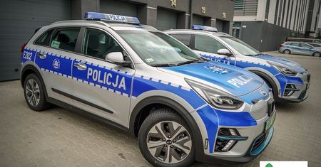 Lubuska policja ma nowe radiowozy. To elektryczne Kie e-Niro