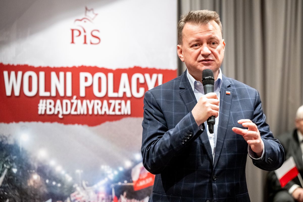 Mariusz Błaszczak spotkał się z sympatykami PiS w Bydgoszczy