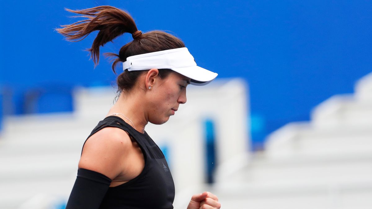 PAP/EPA / WU HONG / Na zdjęciu: Garbine Muguruza