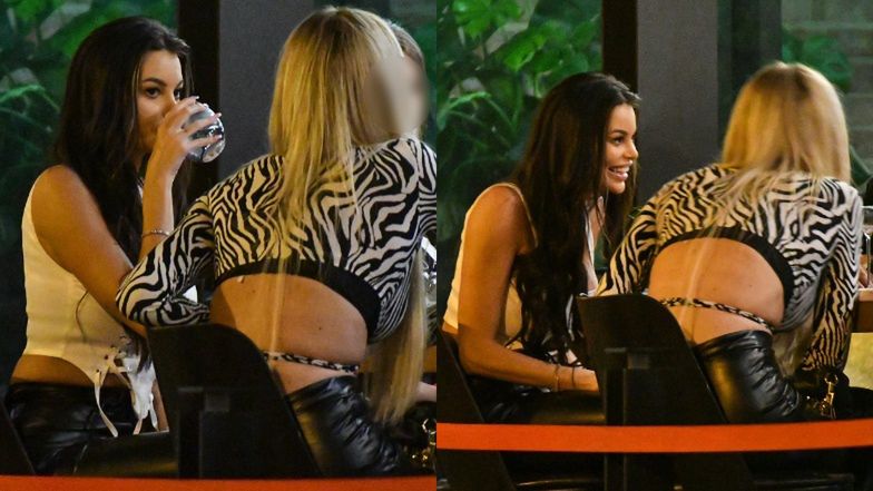 Justyna Gradek i Magdalena Lubacz imprezują nocą