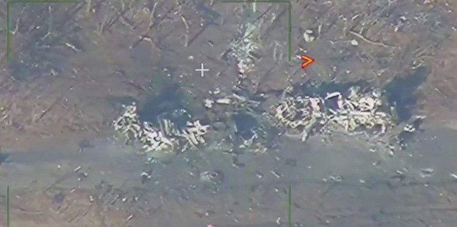 One of the wrecks is most likely a launcher of the Patriot system after being hit by an Iskander-M.