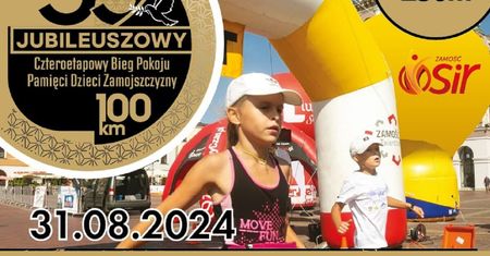 Zaproszenie na XXXI Jubileuszowy Czteroetapowy Bieg Pokoju Pamięci Dzieci Zamojszczyzny