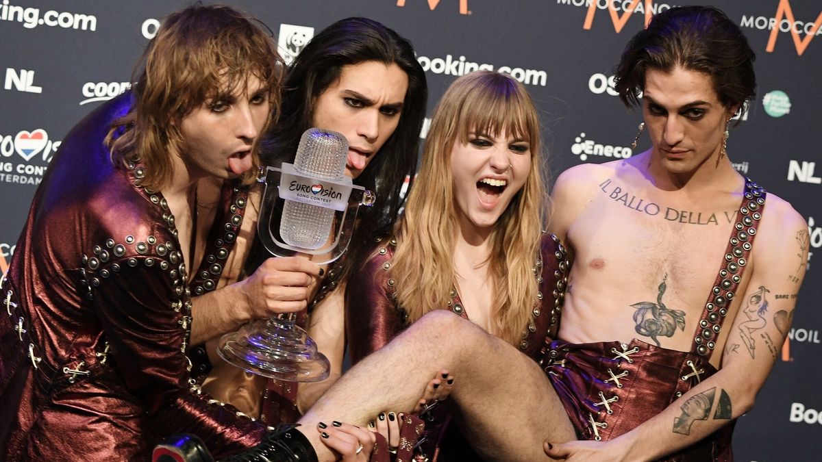 Zespół Måneskin z utworem "Zitti e buoni" podbił Eurowizję 2021.