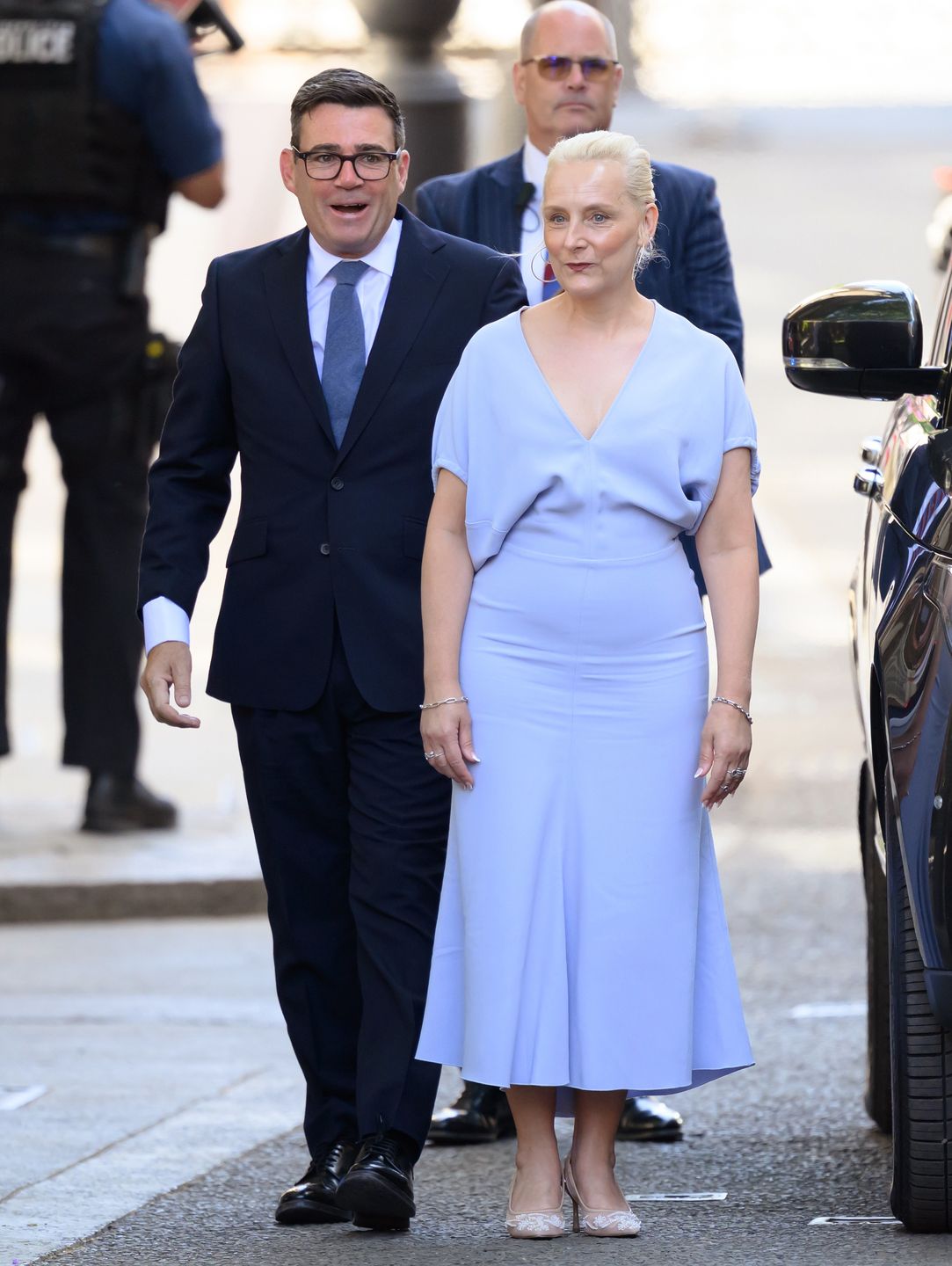 Andy Burnham i Marie-France van Heel