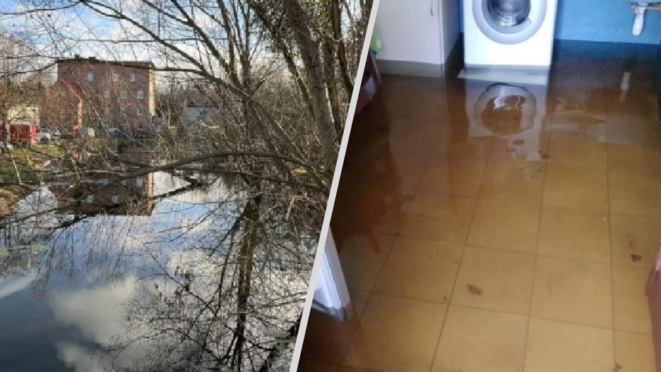 Alarm powodziowy. Woda wdziera się na posesje, układają worki