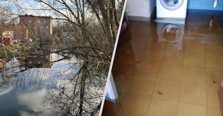 Alarm powodziowy. Woda wdziera się na posesje, układają worki