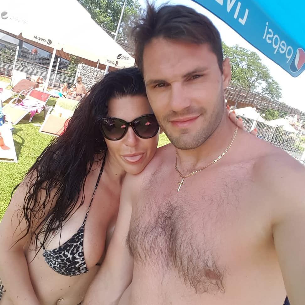 Iwona Węgrowska z partnerem na wakacjach w Grecji