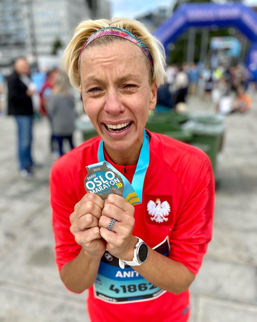 Anita Werner i jej partner przebiegli maraton