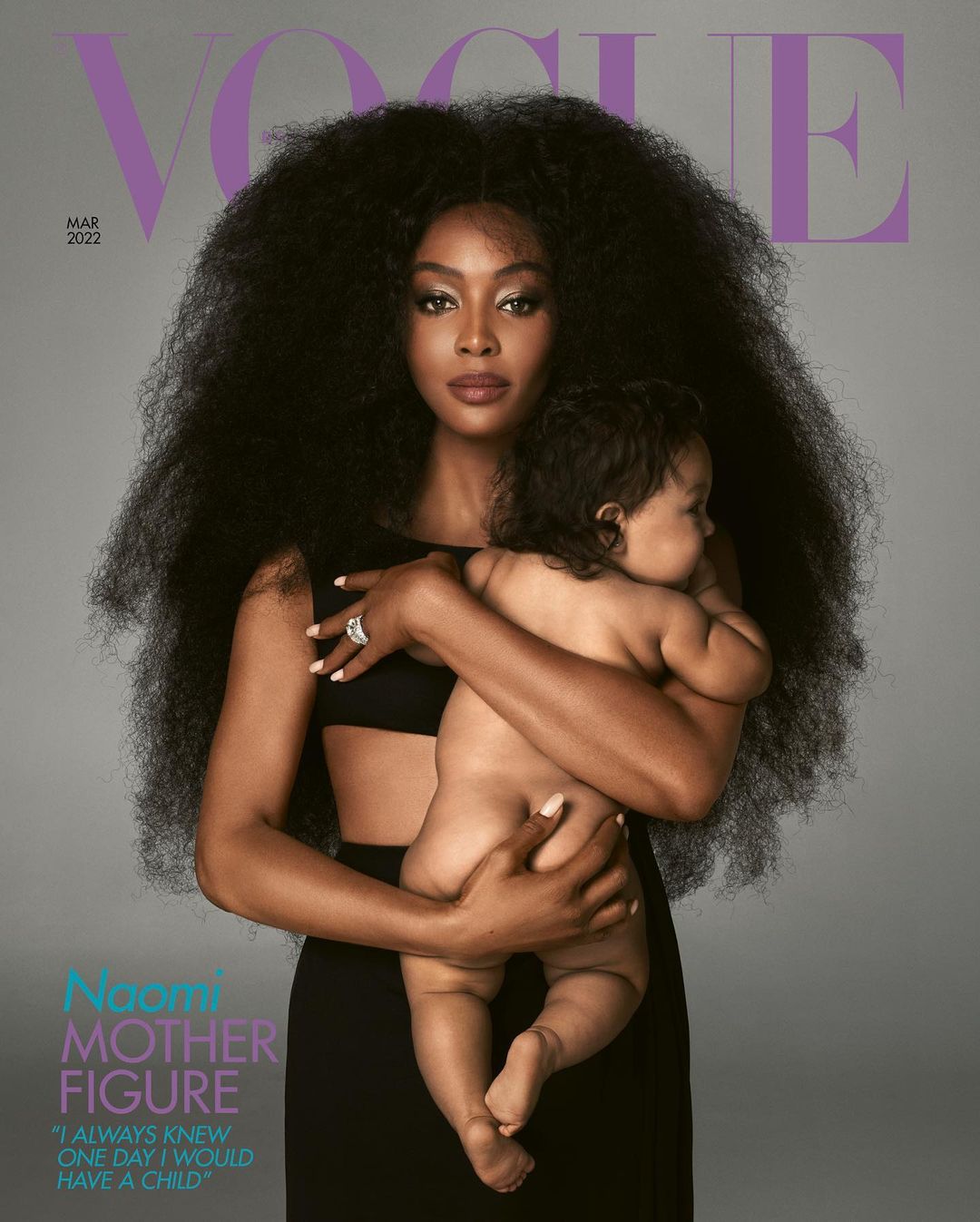Naomi Campbell z córeczką