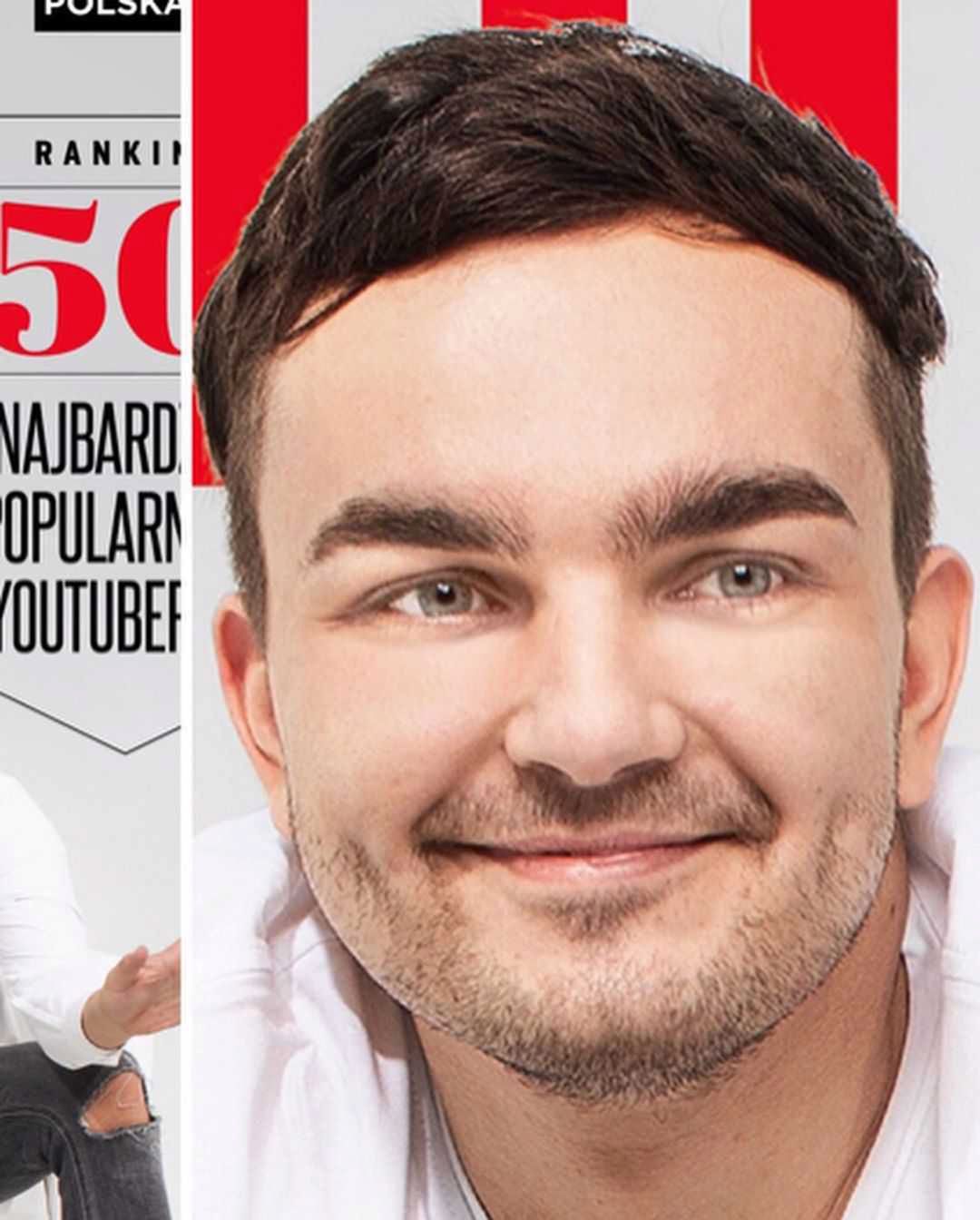 Czarek Jóźwik wyretuszowany nie do poznania,