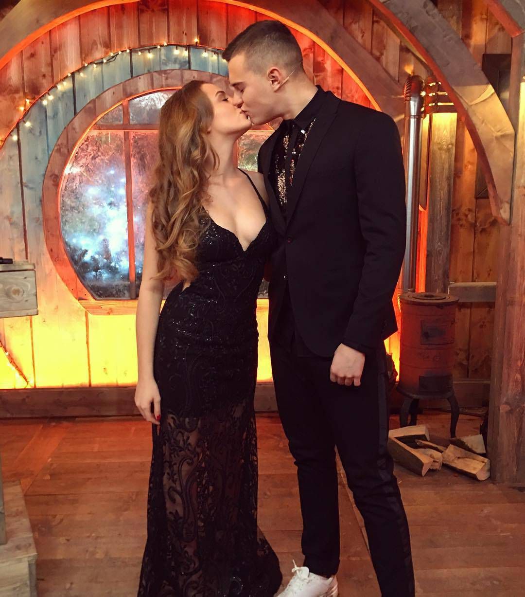 Adam Zdrójkowski i Wiktoria Gąsiewska witają Nowy Rok