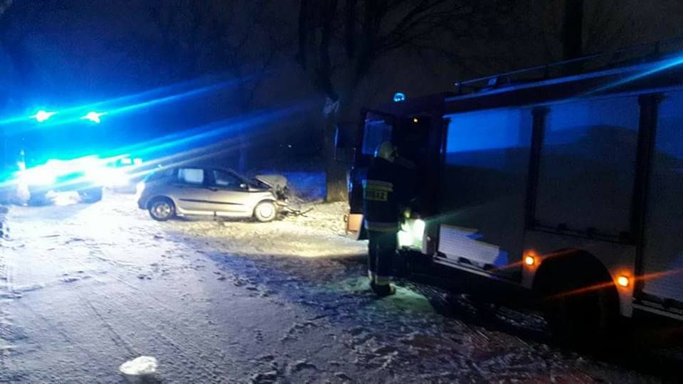 Poranny wypadek na trasie Piła – Szydłowo